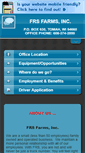 Mobile Screenshot of frsfarms.com